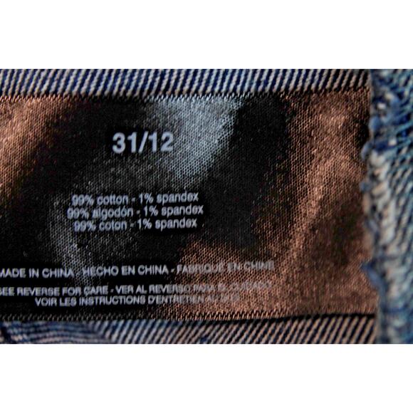 Gloria Vanderbilt Christian Siriano Jeans Alfie Wide Leg High Rise size 12 Blue - Picture 8 of 9